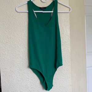 Green tee bodysuit